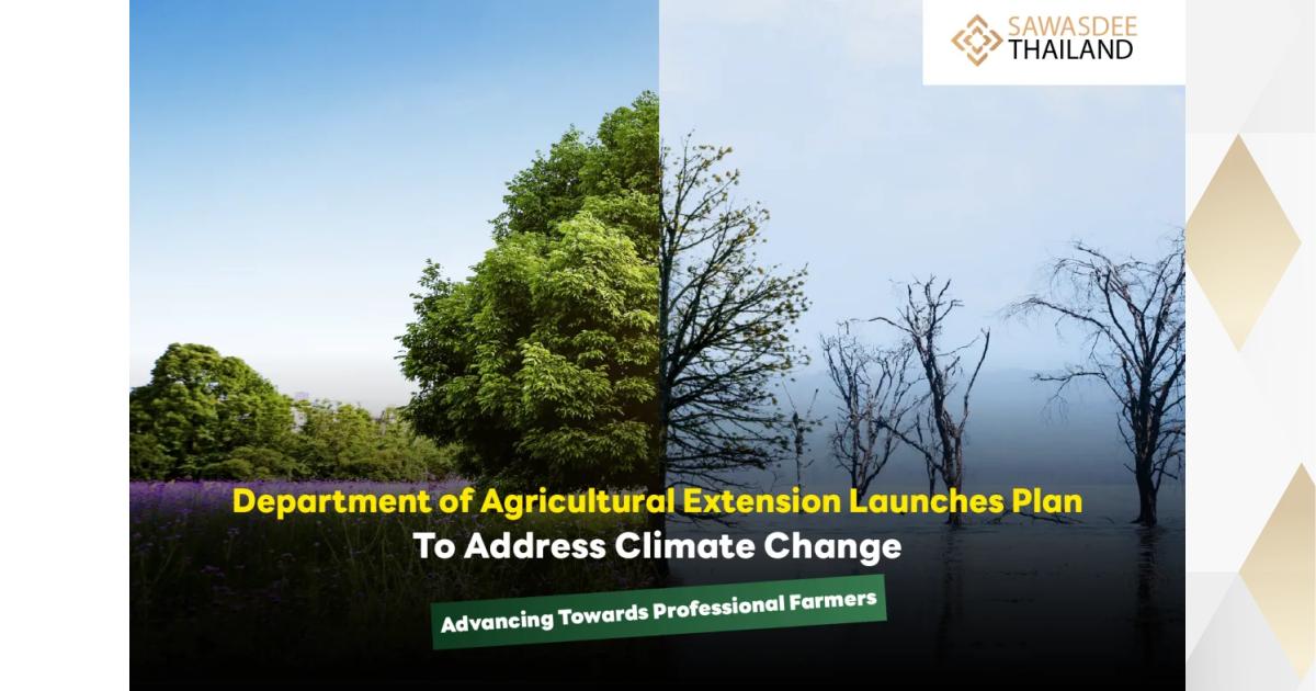 Department of Agricultural Extension Launches Plan to Address Climate ...