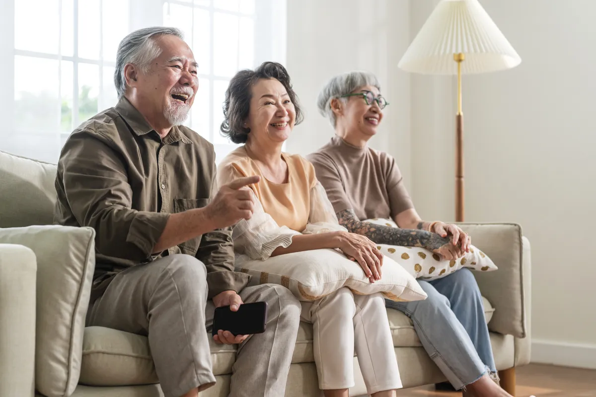 Pflegeheim, eine neue Lebensweise in Thailands alternder Gesellschaft.