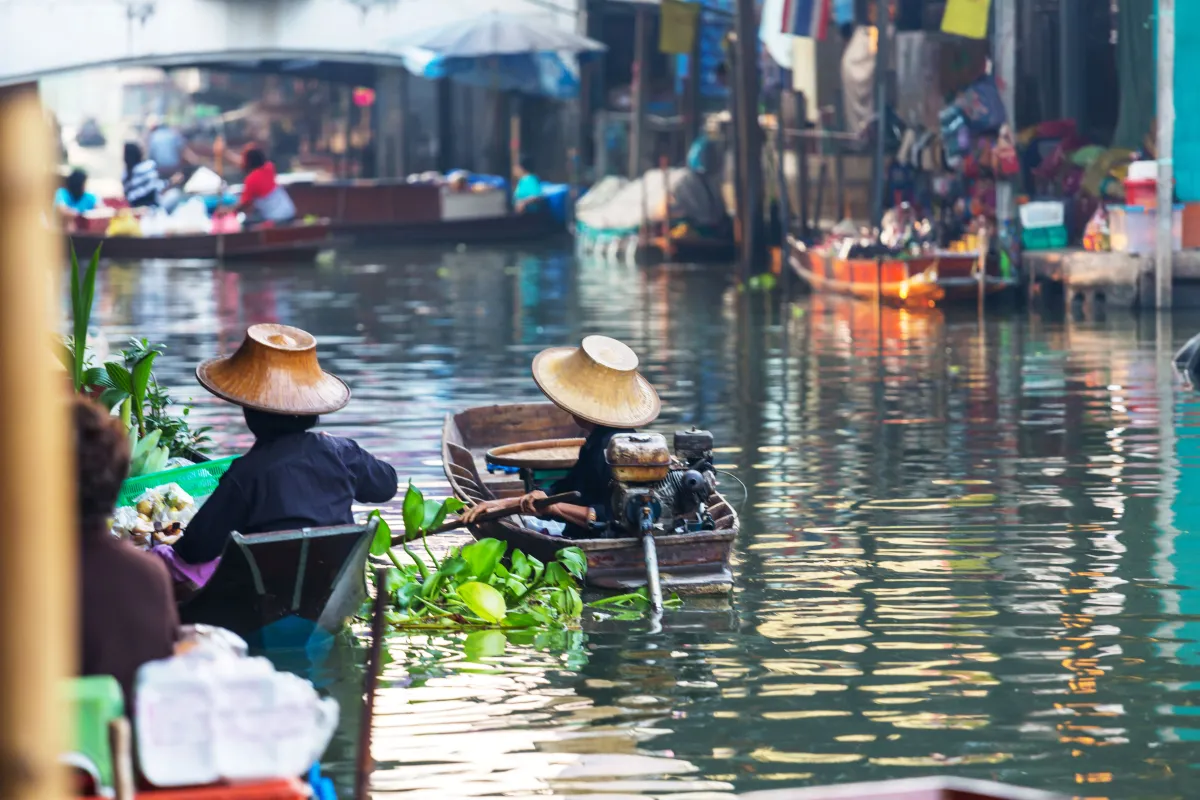 Visiting five floating markets around Bangkok