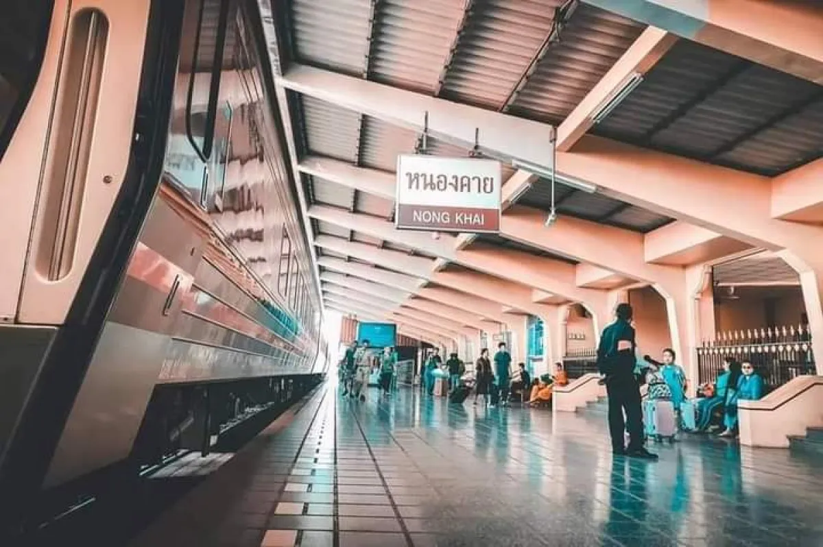 Take a cross-border train from Nong Khai to Thanaleng Station, Lao PDR