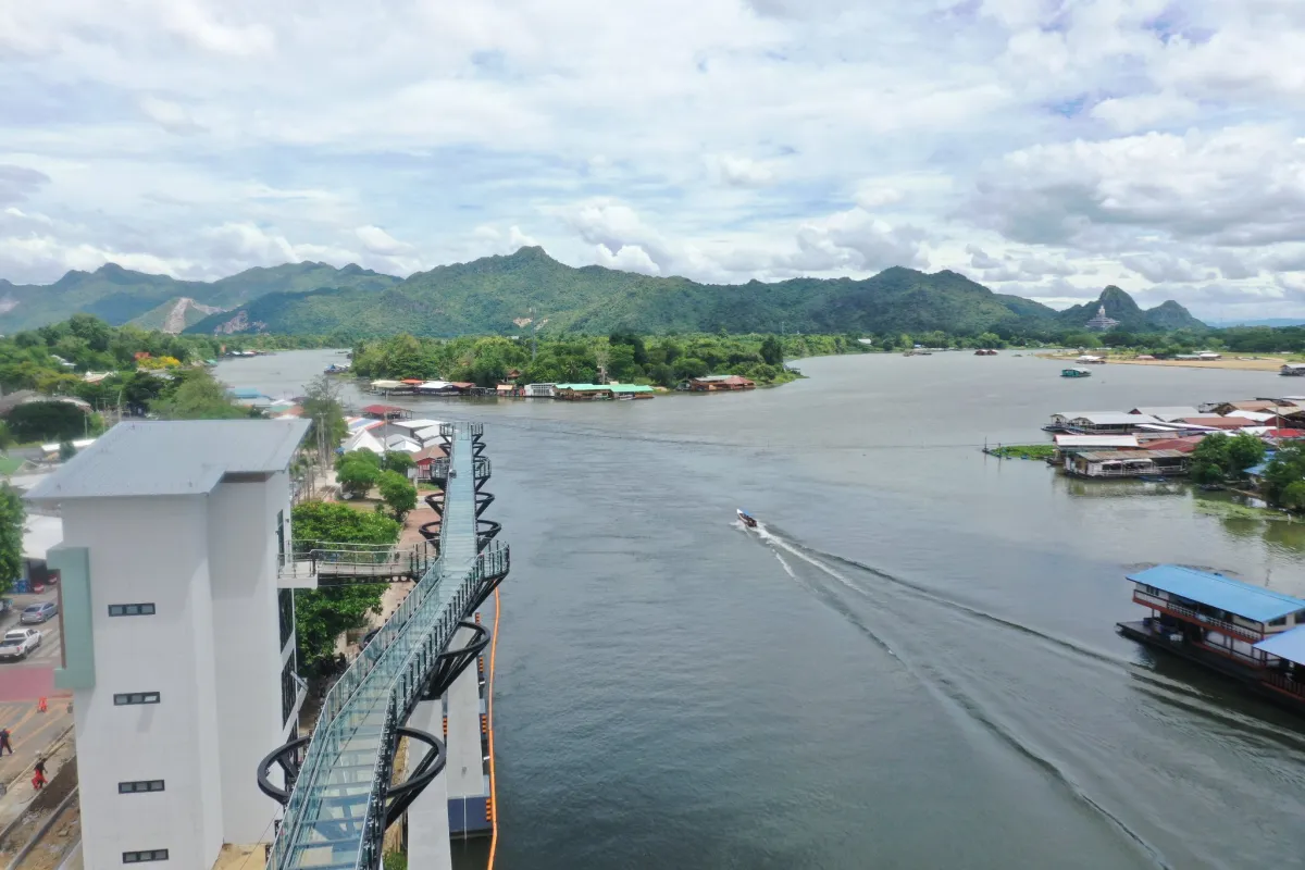 Kanchanaburi Skywalk: Viewpoint of three rivers