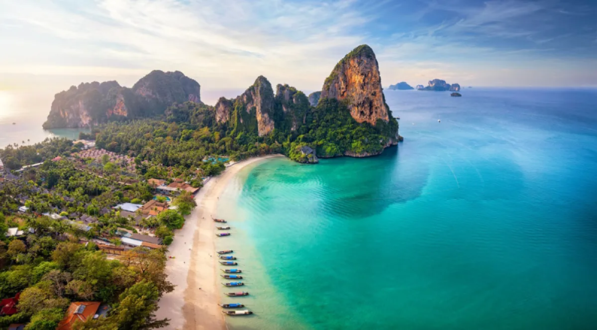 Railay Beach Krabi Province One Of Five Beautiful Thai Beaches Ranked 