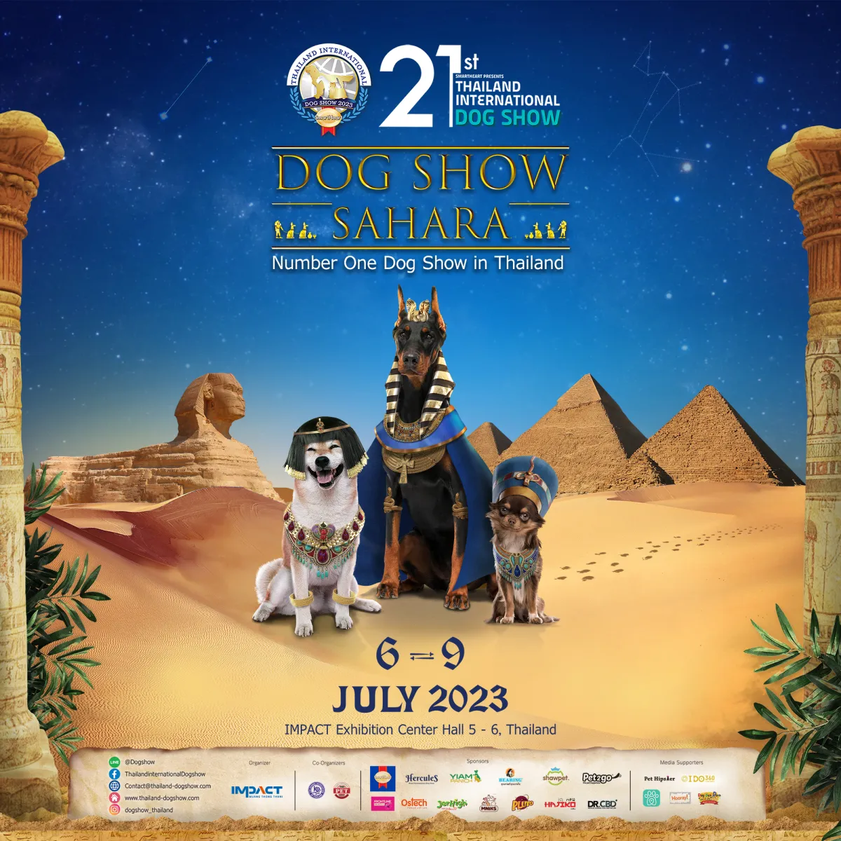 Travel Calendar – The 21st Thailand International Dog Show (6-9 July 2023)