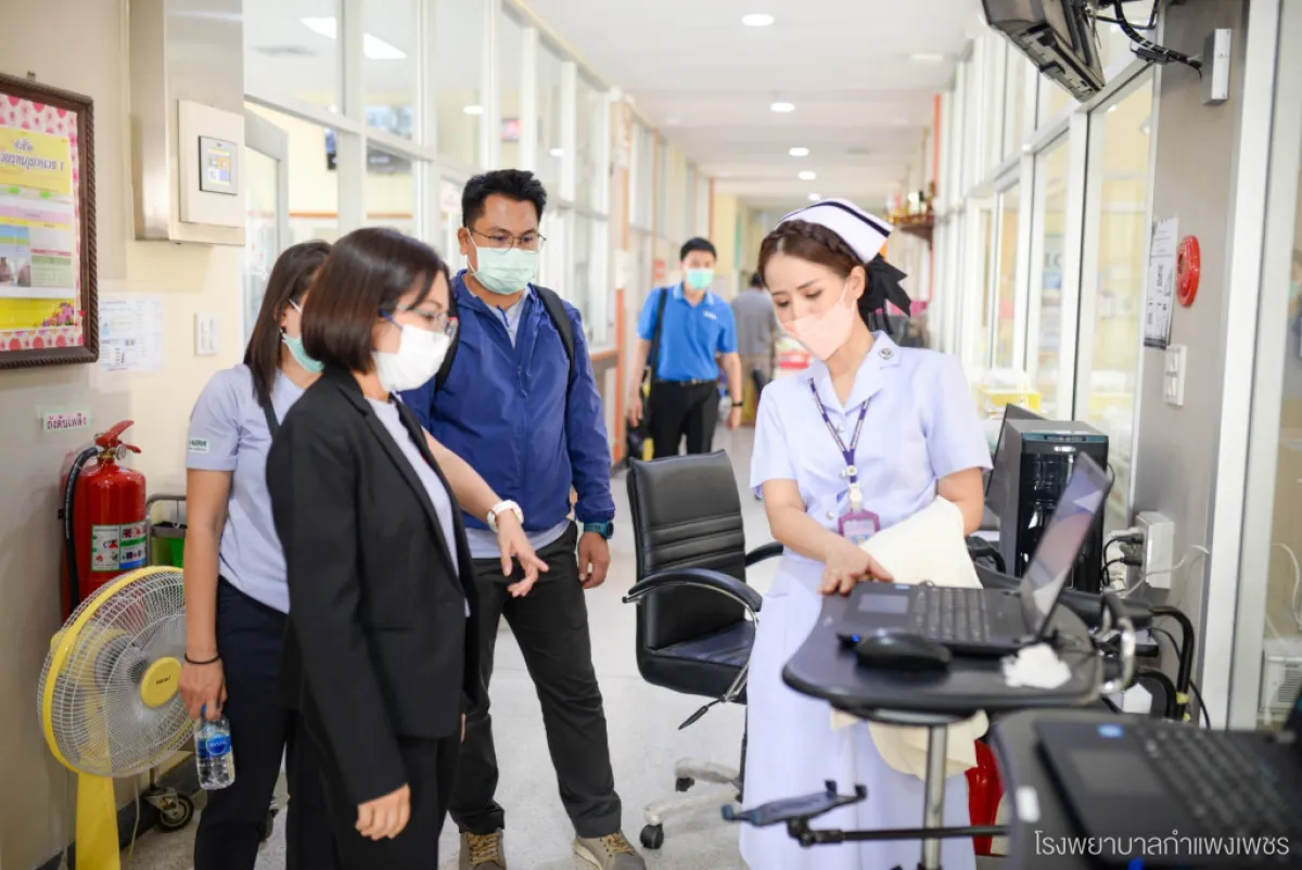 Kamphaeng Phet Hospital moves toward Smart Hospital by developing the “IPD Paperless KPHIS” program to decrease paper consumption and minimize errors in the workplace