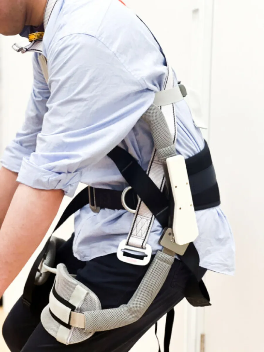 Ross Back Support Exosuit Protects Against Injuries From Lifting Elderly Patients and Heavy Objects