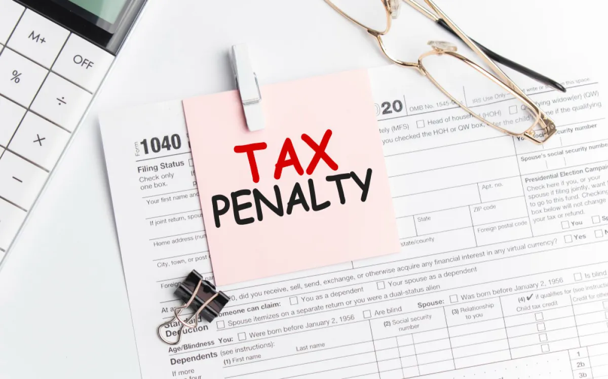 Penalties for incorrect tax payment - late payment