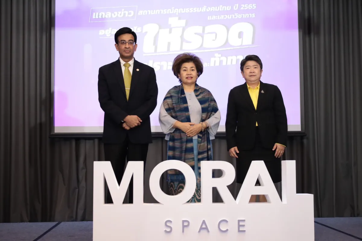 Unveiling research on "How Thai people perceive themselves in moral dimension"