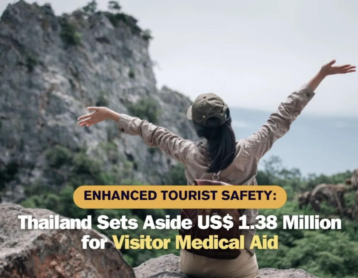 Thailand's Ministry of Tourism and Sports, in partnership with the National Institute of Emergency Medicine, is thrilled to announce a new 50-million-Baht (Approx 1.38 million USD) medical aid initiative for foreign tourists.