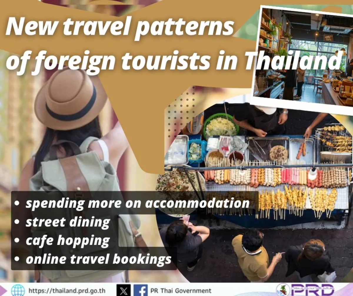 TAT Survey Reveals Rises in Tourist Spending  street food/Café hopping becoming increasingly popular as well as online travel bookings