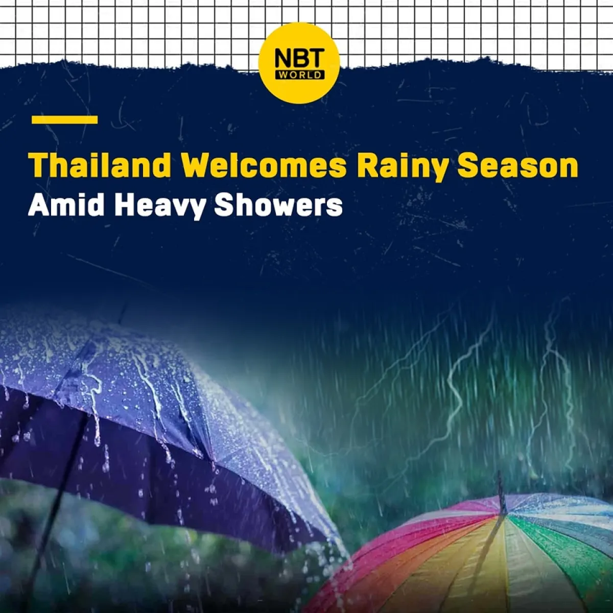 The Thai Meteorological Department (TMD) has officially announced the start of the rainy season following a series of downpours that have affected more than 60% of the country's upper regions over the past three days. This transition from summer, observed