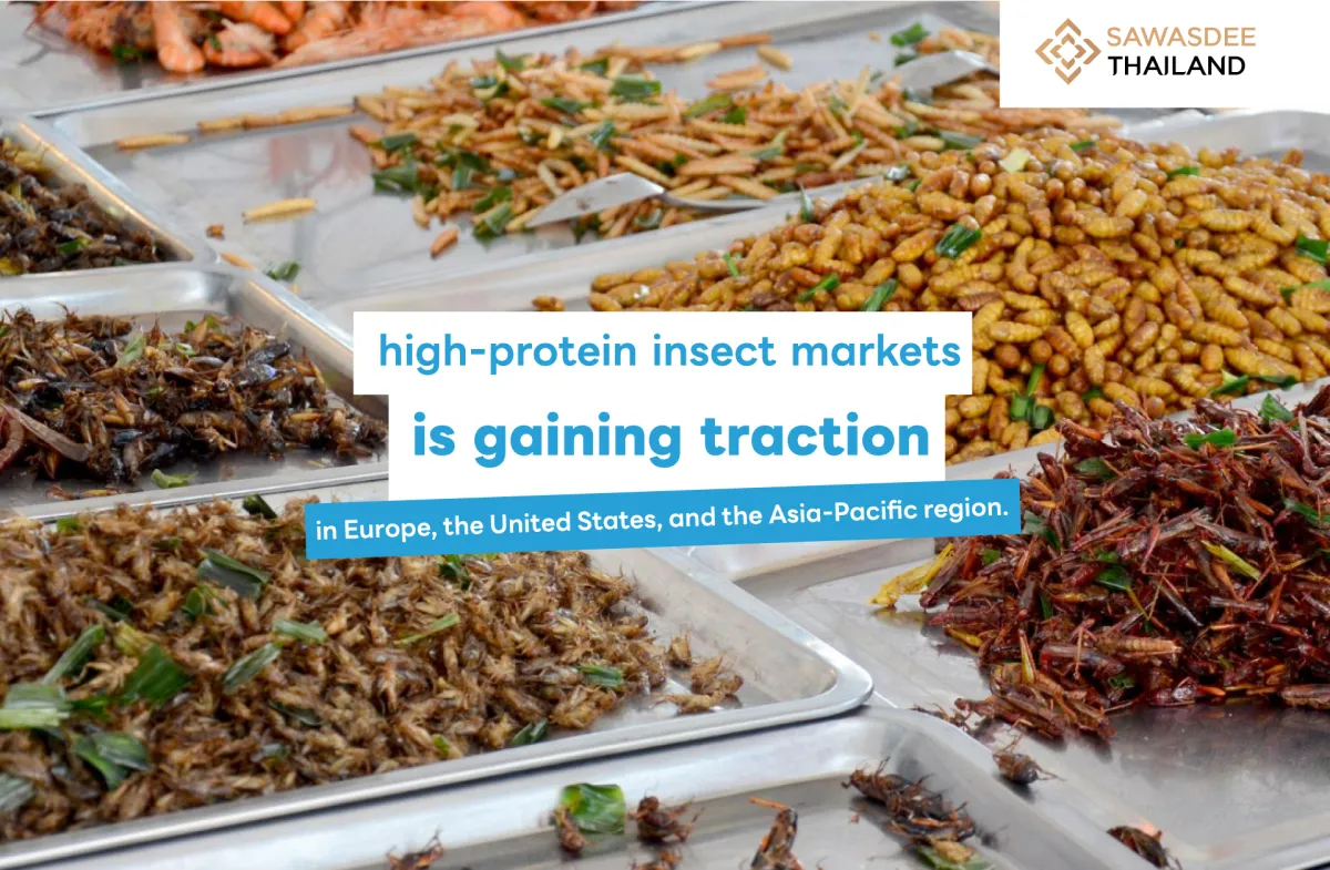 High-protein insect markets are gaining traction in Europe, the United States, and the Asia-Pacific region.