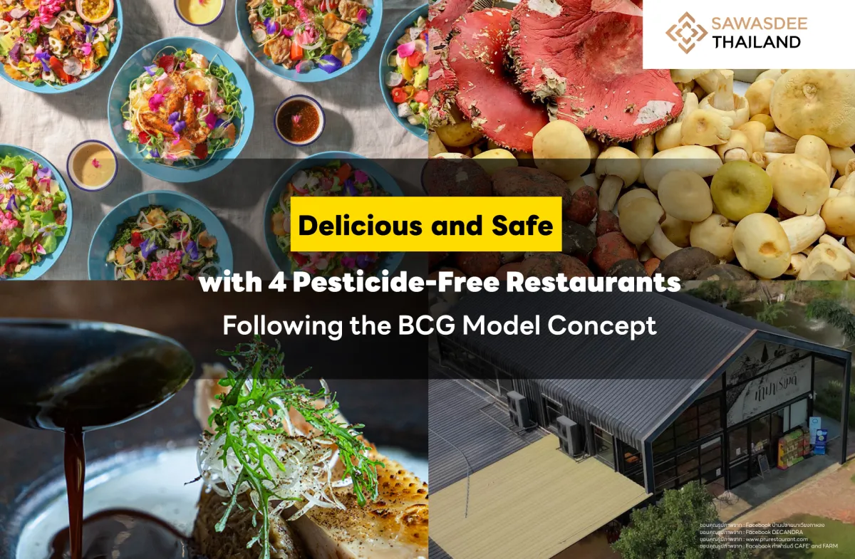 Delicious and Safe with 4 Pesticide-Free Restaurants Following the BCG Model Concept