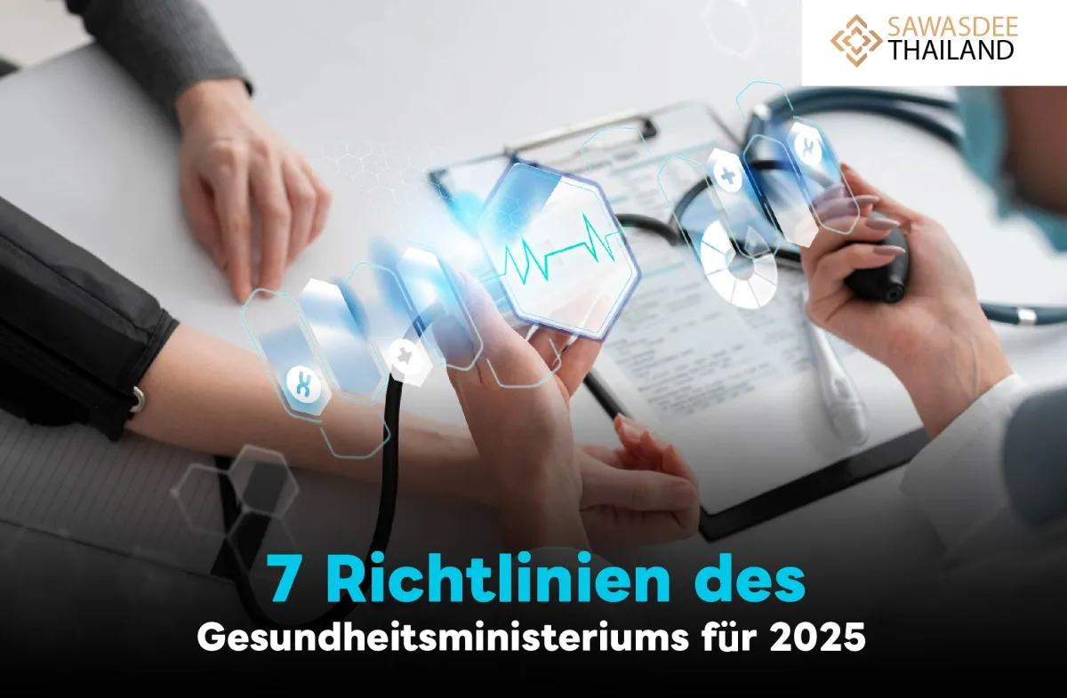 7 Richtlinien des Gesundheitsministeriums für 2025