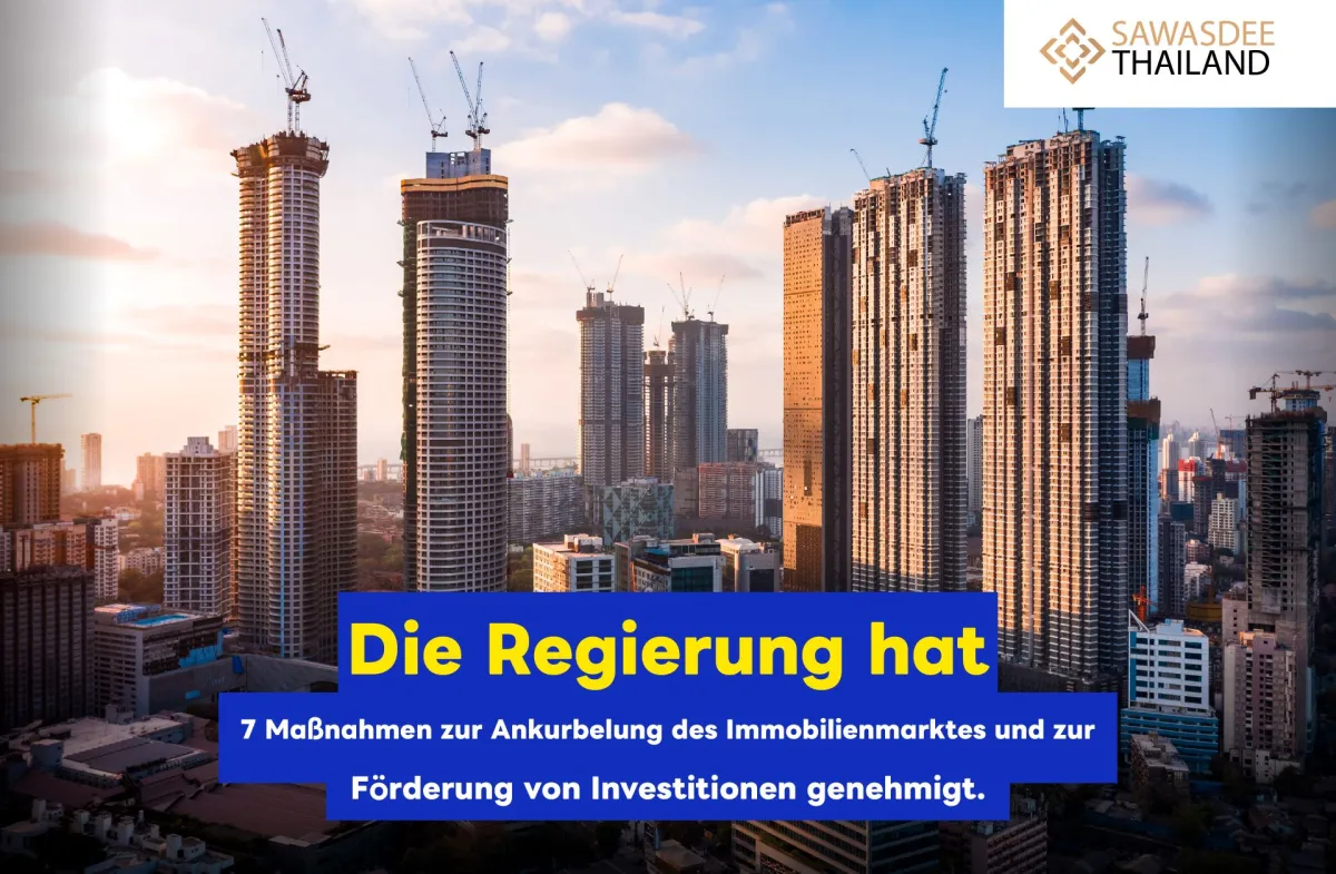 Die Regierung hat 7 Maßnahmen zur Ankurbelung des Immobilienmarktes und zur Förderung von Investitionen genehmigt.