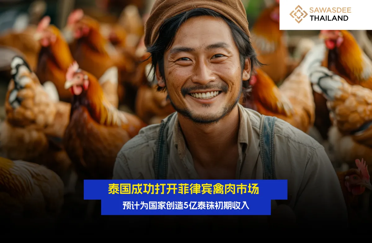 泰国成功打开菲律宾禽肉市场  预计为国家创造5亿泰铢初期收入