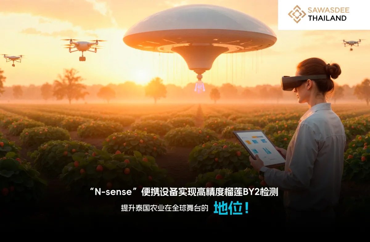 “N-sense”便携设备实现高精度榴莲BY2检测    提升泰国农业在全球舞台的地位！