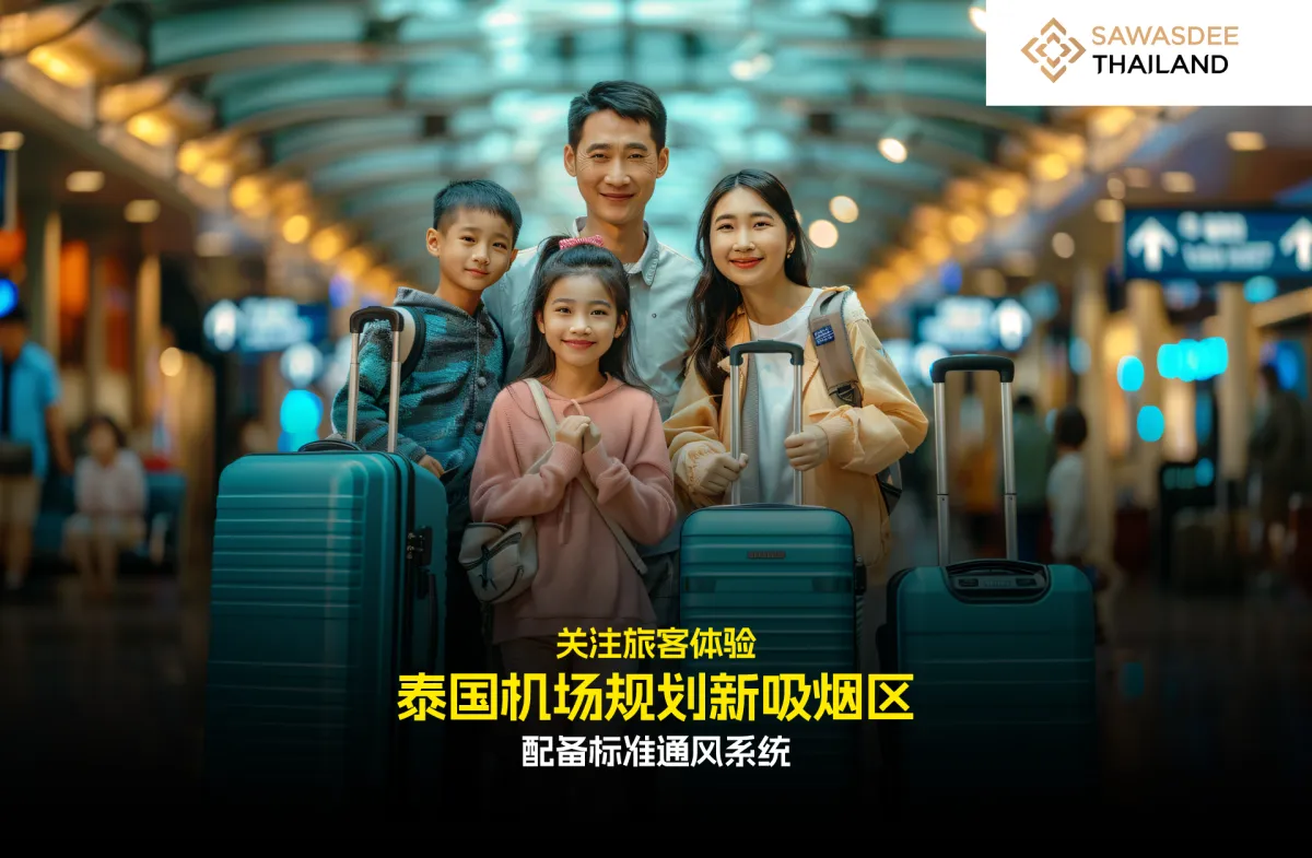 关注旅客体验 泰国机场规划新吸烟区 配备标准通风系统