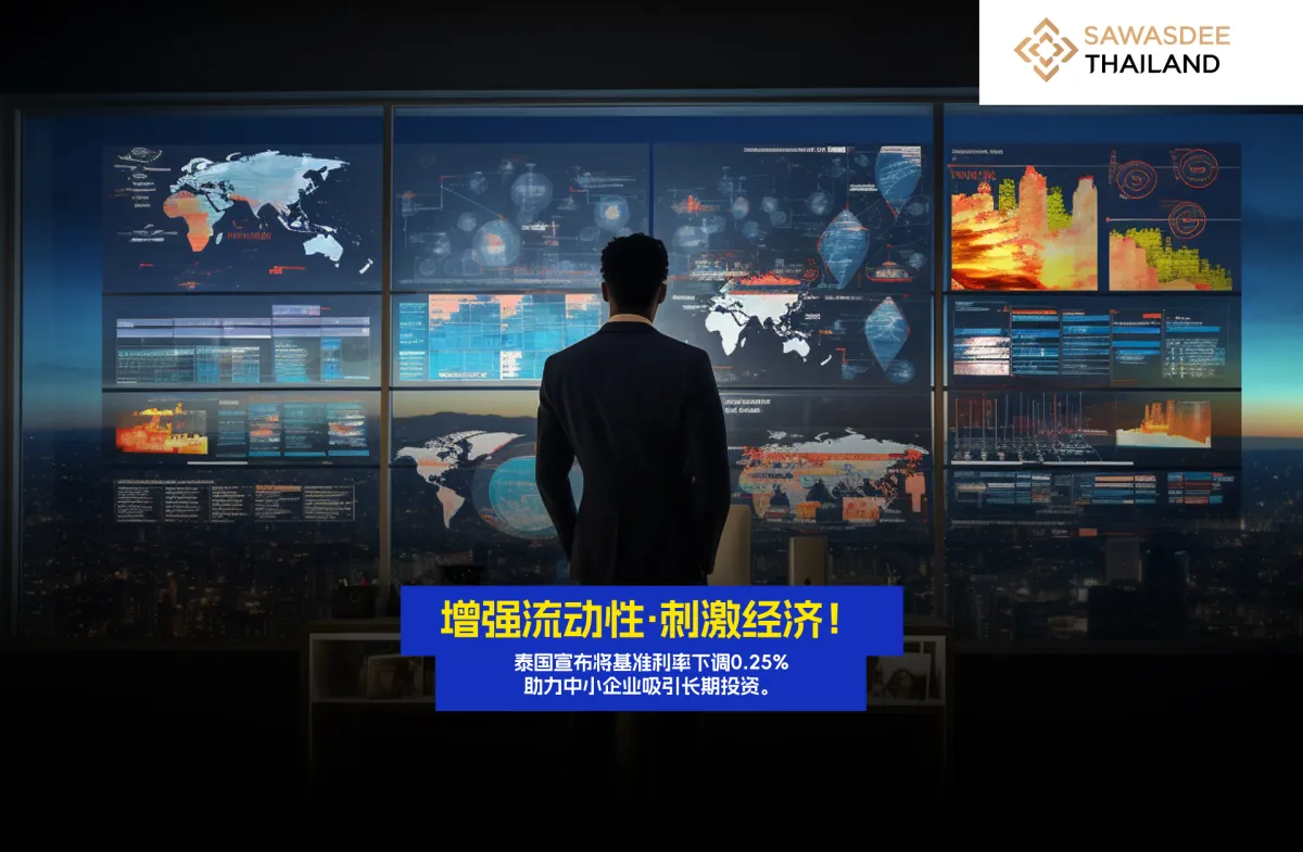增强流动性·刺激经济！ 泰国宣布将基准利率下调0.25%，助力中小企业吸引长期投资。