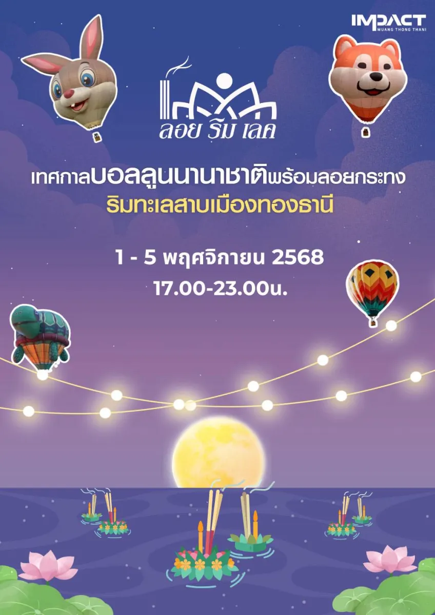 Loy Rim Lake 2025: International Balloon & Loy Krathong Festival by the Lake