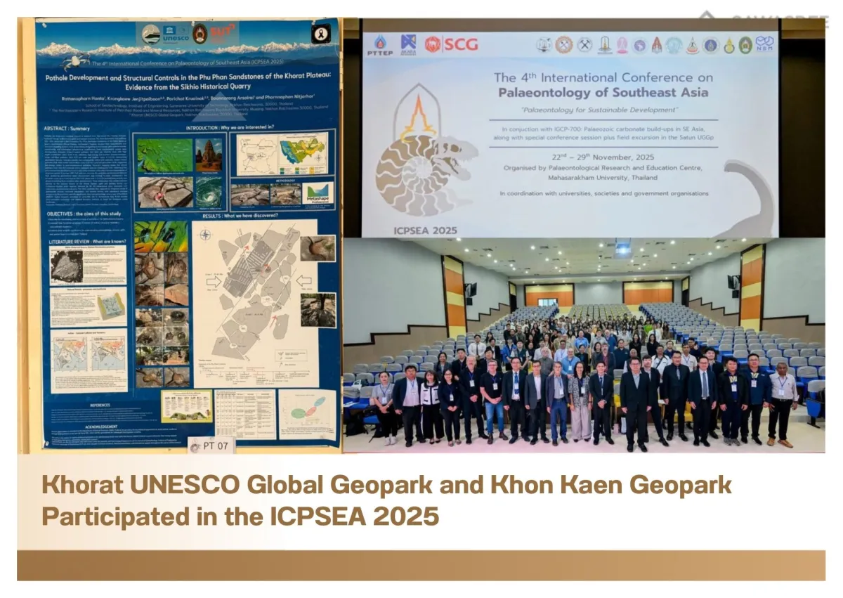 Khorat UNESCO Global Geopark and Khon Kaen Geopark Participated in the ICPSEA 2025