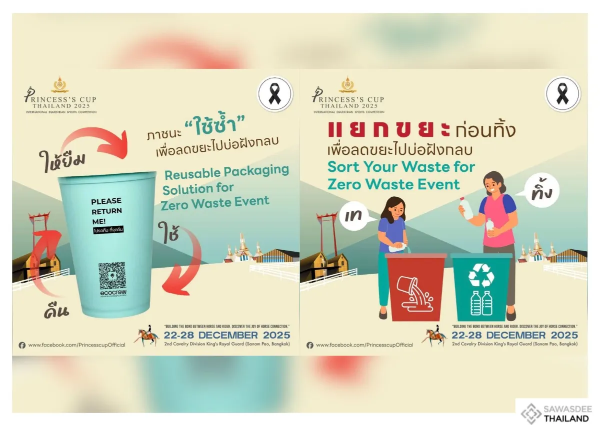 Princess’s Cup Thailand 2025 ตอกย้ำความสำเร็จงานกีฬาที่ยั่งยืน ใส่ใจสิ่งแวดล้อม