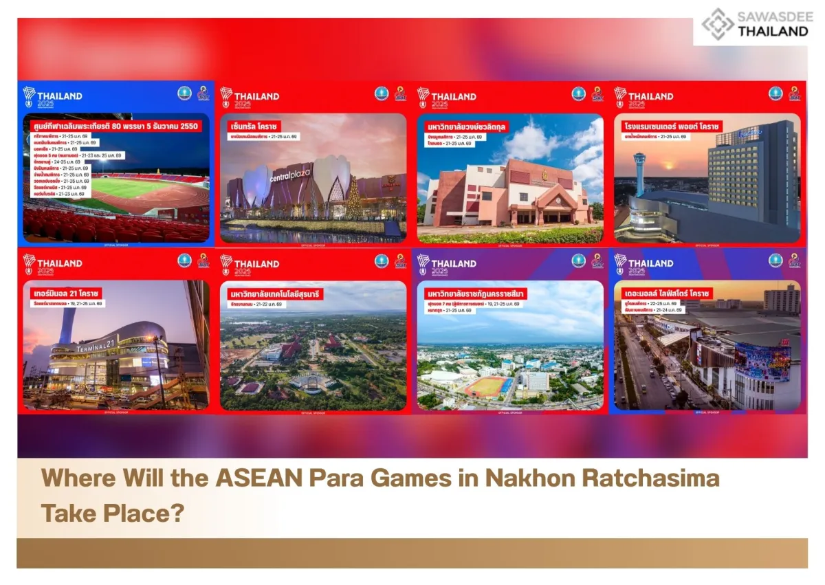 Where Will the ASEAN Para Games in Nakhon Ratchasima Take Place?
