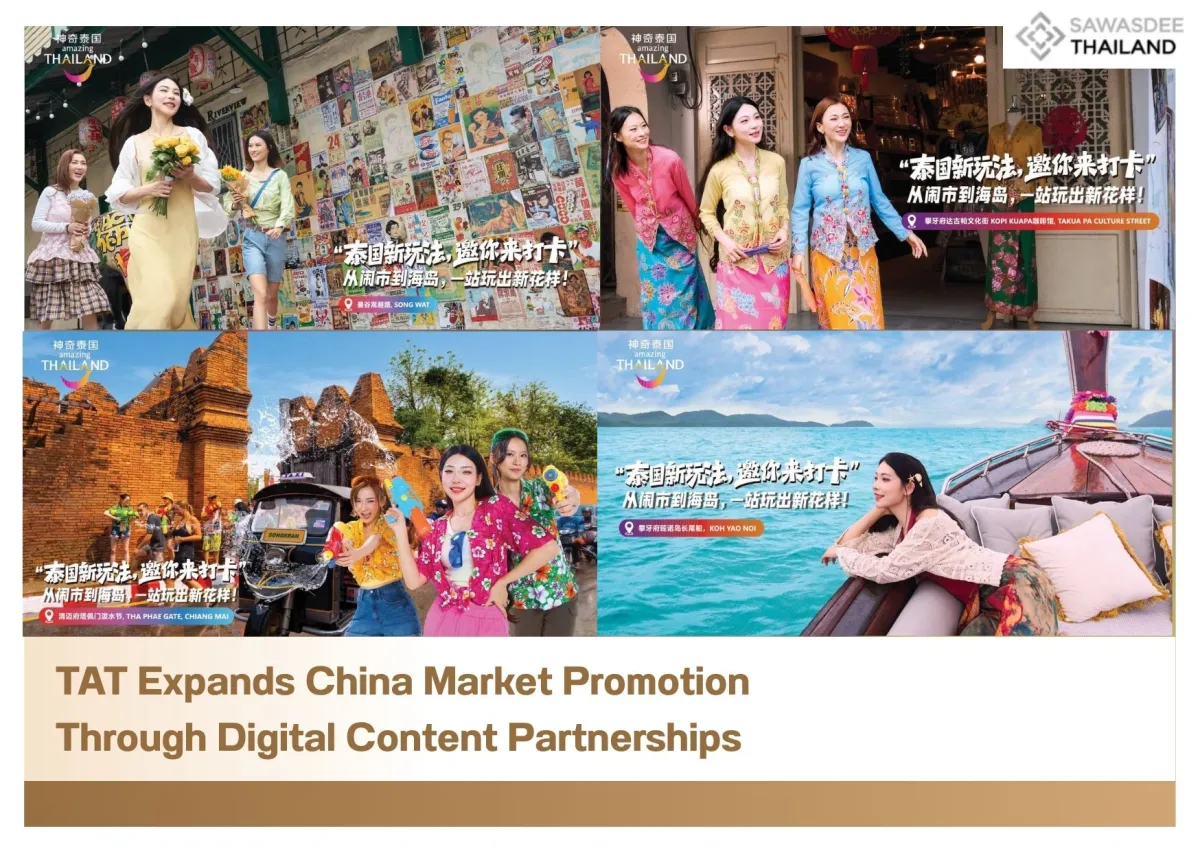 TAT Expands China Market Promotion Through Digital Content Partnerships