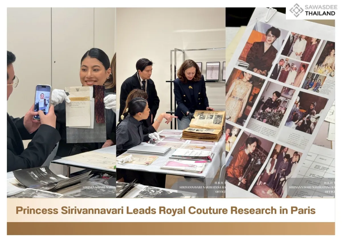Princess Sirivannavari Leads Royal Couture Research in Paris