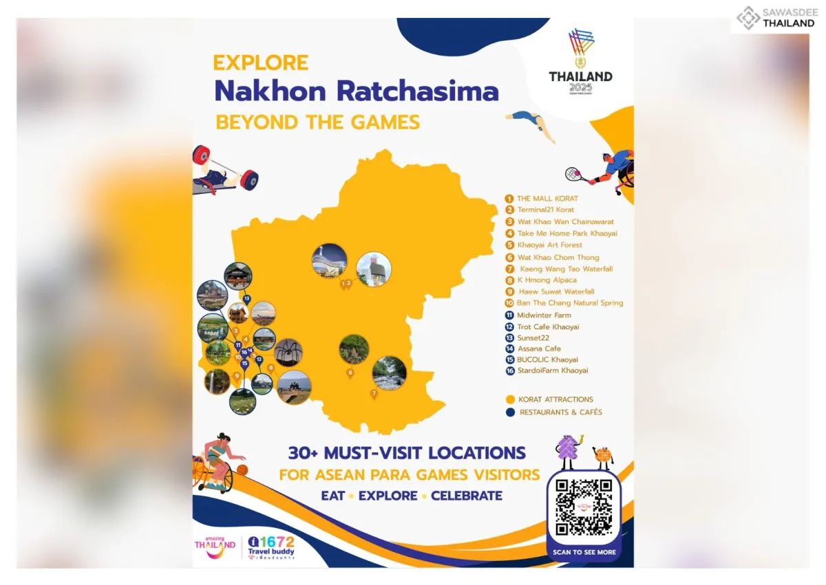 Explore Nakhon Ratchasima beyond the Games with 30+ Must Visit Locations for ASEAN PARA Games Visitors