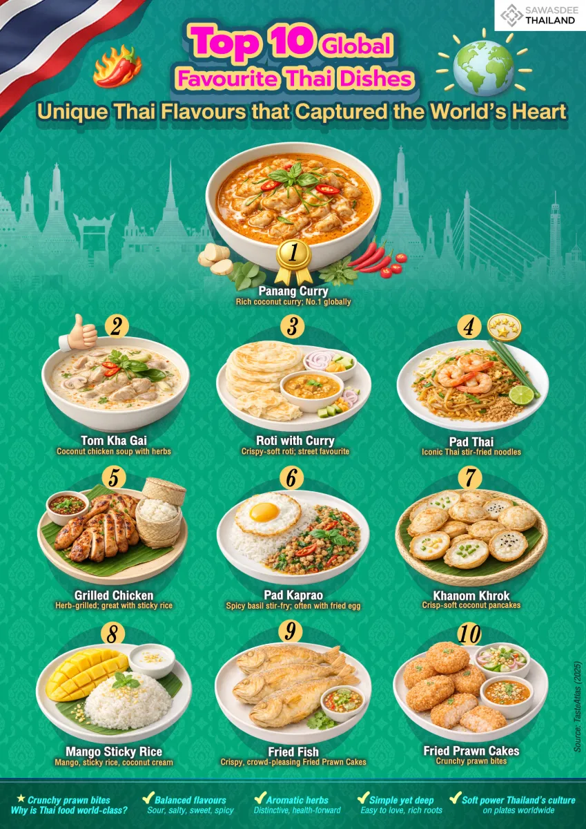 Top 10 Global Favorite Thai Dishes