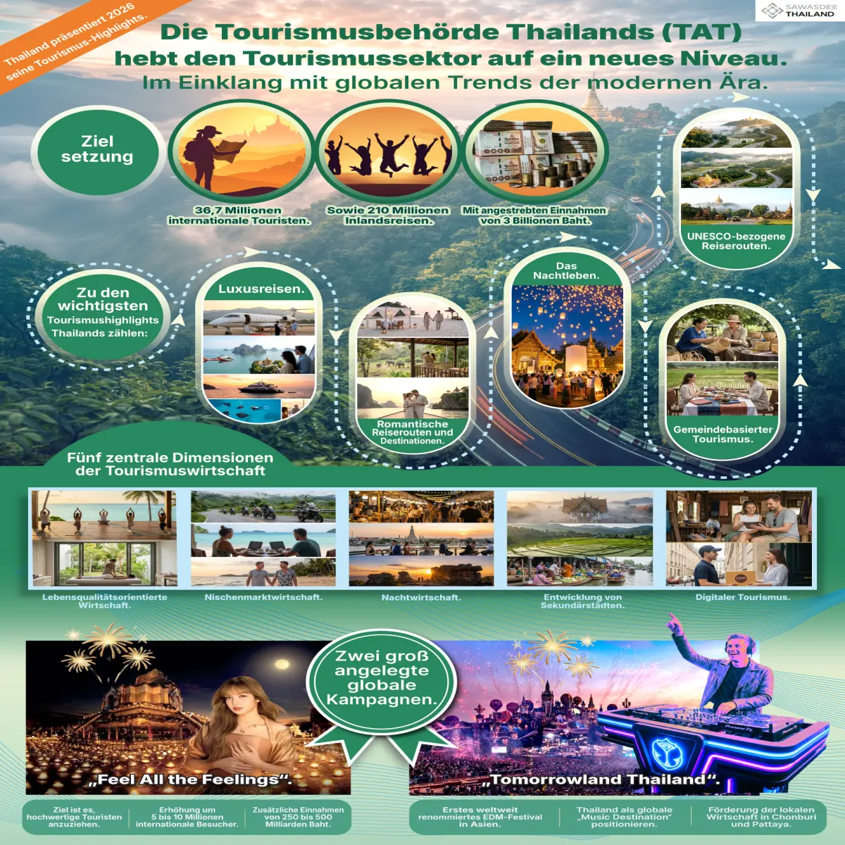 Die Tourismusbehörde Thailands...