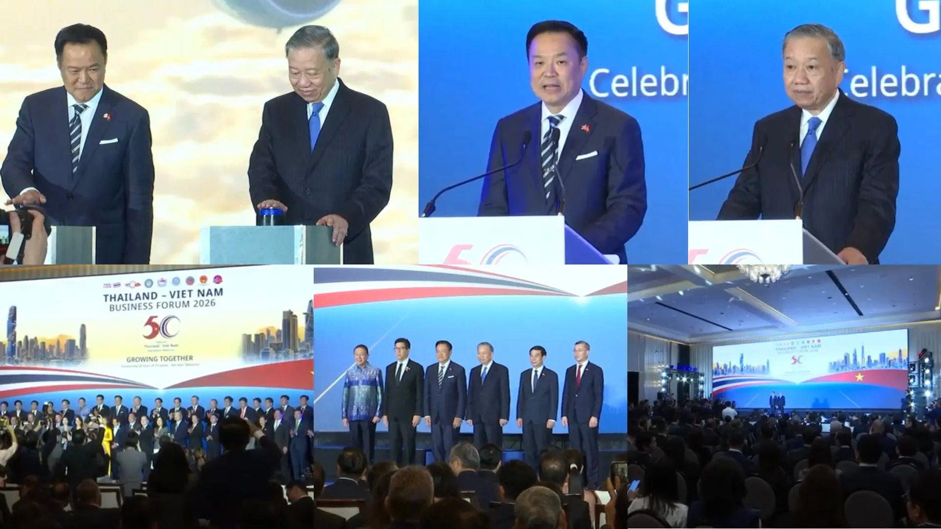 Thai PM and Vietnamese President Open Thailand–Viet Nam Business Forum, Advancing Comprehensive Strategic Partnership and Shared Economic Growth