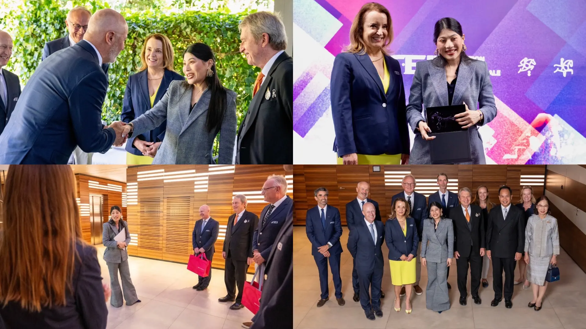 HRH Princess Sirivannavari receives recognition from FEI in Lausanne