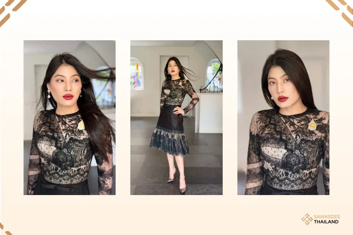Princess Sirivannavari Showcases Royal Thai Silk in “Sirirajchapatraporn” Pattern
