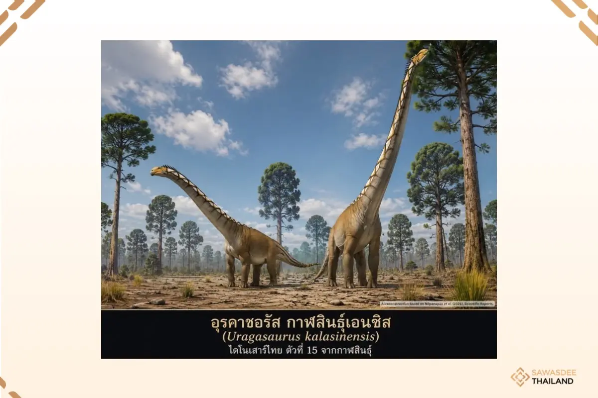 Kalasin Province Discovers 15th Dinosaur Species