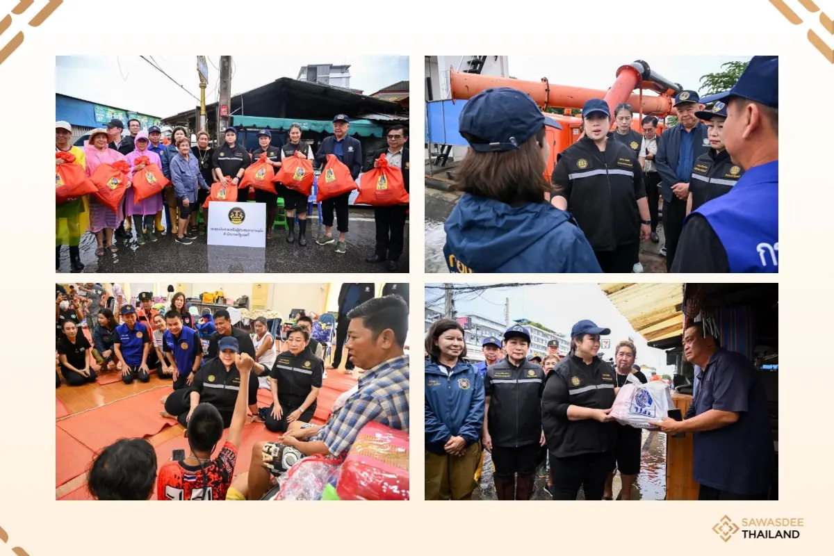 Flooding Begins to Ease in Parts of Samut Prakan; Assistance Continues for Affected Residents