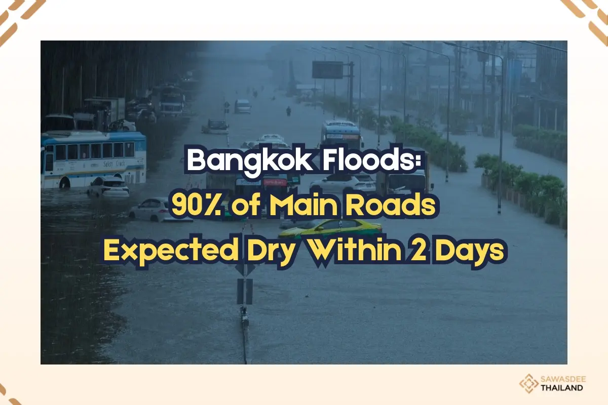 Bangkok Floods: 90% of Main Ro...