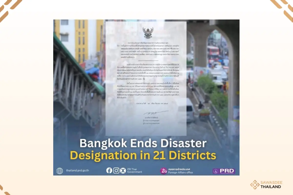 Bangkok Ends Disaster Designat...