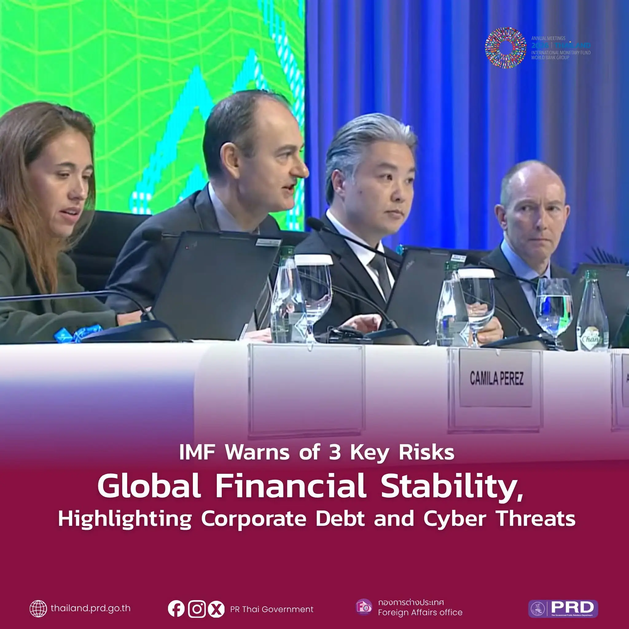 IMF Warns of 3 Key Risks to Global Financial Stability, Highlighting Corporate Debt and Cyber Threats